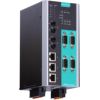 4-port Device Server,3Ethernet,2multi ST FO Managed Switch,88-300 VDC/85-264 VAC,10/100M,-40to85°CMOXA